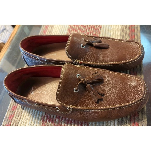Donald J. Pliner Other - Donald Pliner Shoes Mens Size 12 M Brown Leather Tassels Loafers Moc Toe Driving